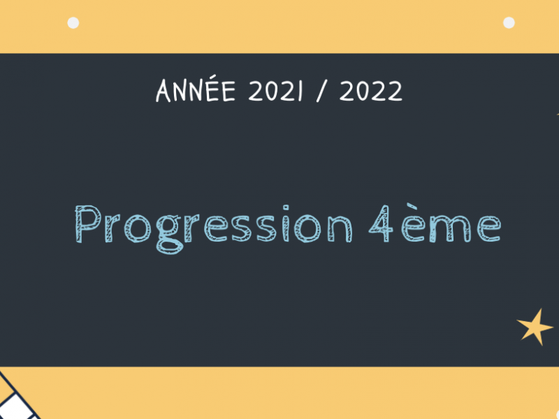 Progression 4è (2021/2022)